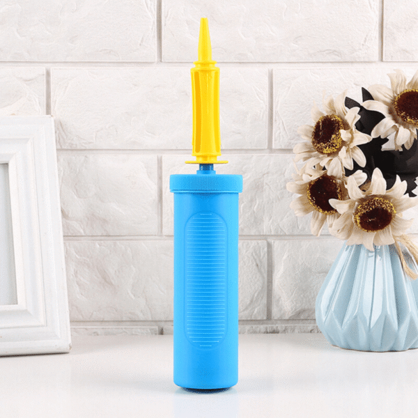 1pc Blue High Quality Two-Way Pump Balloon Accessory, Time-Saving And Convenient, Ideal Party Decorating Partner Halloween, Thanksgiving And Christmas Gift Easter Gift, Easter Room Decor - Image 3