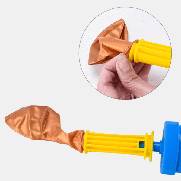 1pc Blue High Quality Two-Way Pump Balloon Accessory, Time-Saving And Convenient, Ideal Party Decorating Partner Halloween, Thanksgiving And Christmas Gift Easter Gift, Easter Room Decor - Image 4