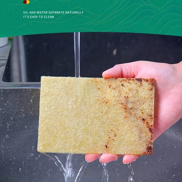 5pcs/pack Eco-Friendly Coconut Fiber Scouring Pads - Non-Scratch Sisal Cleaning Sponges for Dishes, Pans, and Pots - Odor Free, Compostable, and Biodegradable - Image 10