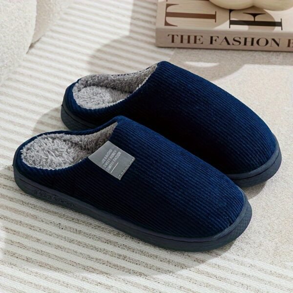 Women's Thick Bottom Home Slippers, Household Plush Slippers, Anti-slip Thermal Slippers - Image 11