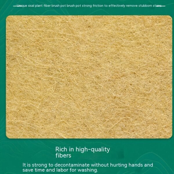 5pcs/pack Eco-Friendly Coconut Fiber Scouring Pads - Non-Scratch Sisal Cleaning Sponges for Dishes, Pans, and Pots - Odor Free, Compostable, and Biodegradable - Image 11