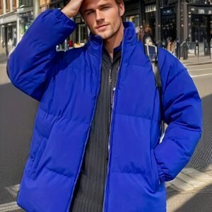 Waterproof Winter Coat-Windproof and Breathable with Detachable Hood-Fleece-Lined Pockets for Outdoor Activities and Casual Wear