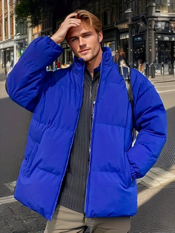 Waterproof Winter Coat-Windproof and Breathable with Detachable Hood-Fleece-Lined Pockets for Outdoor Activities and Casual Wear