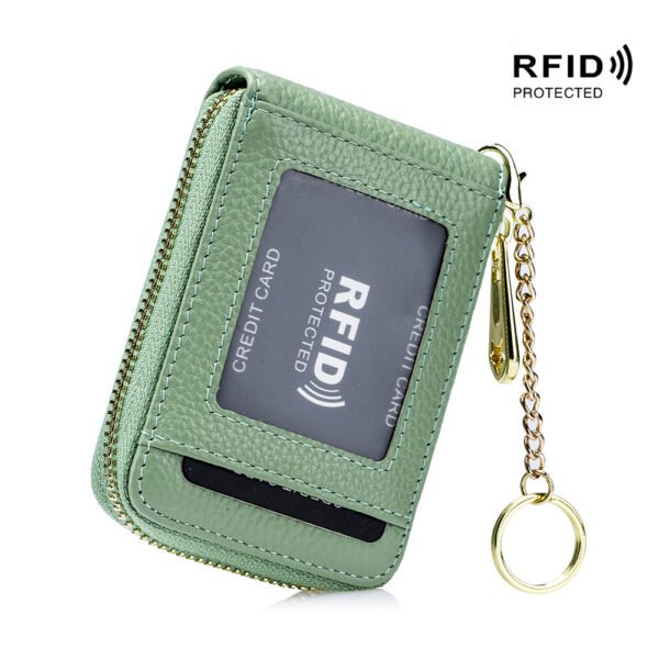 Premium RFID Blocking Card Holder Wallet - Secure Zip Around Design with Multiple Compartments for Easy Organization - Stylish Casual Style for Everyday Use - Image 3