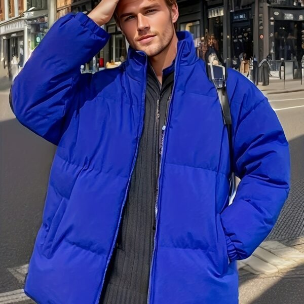 Waterproof Winter Coat-Windproof and Breathable with Detachable Hood-Fleece-Lined Pockets for Outdoor Activities and Casual Wear - Image 9