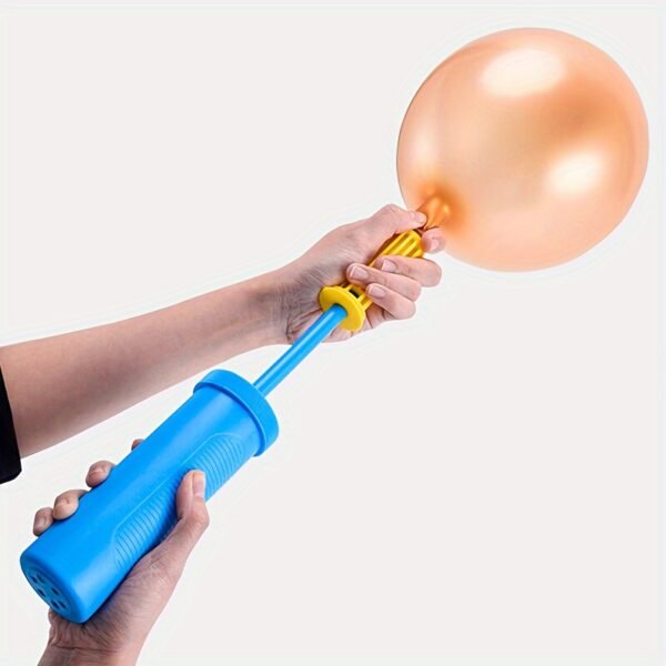1pc Blue High Quality Two-Way Pump Balloon Accessory, Time-Saving And Convenient, Ideal Party Decorating Partner Halloween, Thanksgiving And Christmas Gift Easter Gift, Easter Room Decor - Image 6