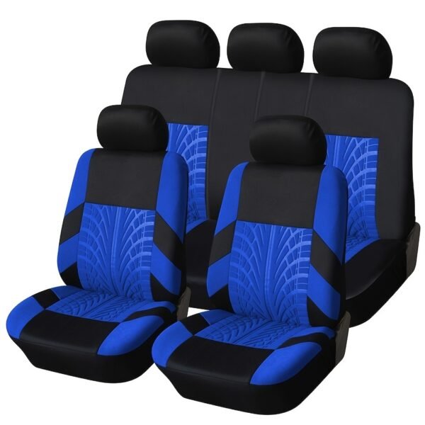 5 Seats Car Seat Covers, Breathable Polyester Split Automotive Front Rear Seat Cushion Covers, Vehicle Seat Protectors Universal For Cars, Trucks, SUV - Image 8