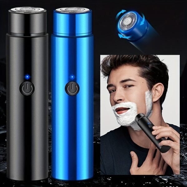 Mini Portable Electric Shaver, Self-Assistant Razor, Cordless Rechargeable, For Eyebrows, Upper And Lower Lips, Cheeks, Chin And Neck