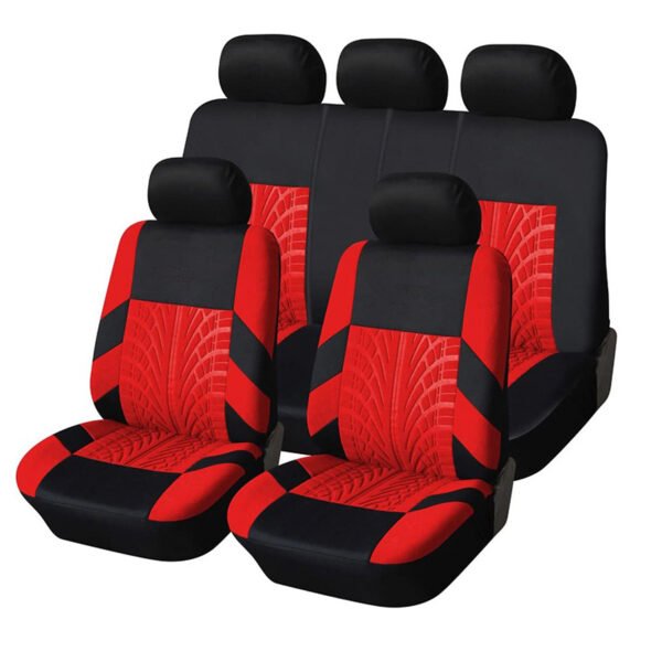 5 Seats Car Seat Covers, Breathable Polyester Split Automotive Front Rear Seat Cushion Covers, Vehicle Seat Protectors Universal For Cars, Trucks, SUV - Image 9