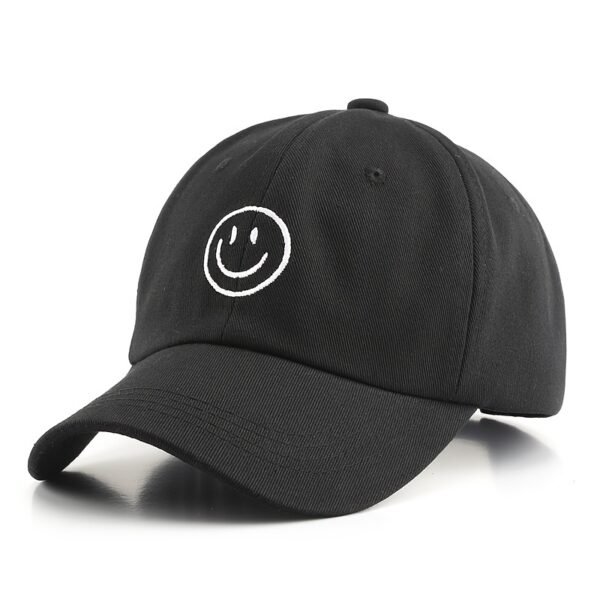 1pc Mens Classic Smile Face Baseball Cap - Soft Cotton, Lightweight, Adjustable, Sunscreen, Embroidered Lettering, Ideal Gift for Daily Casual Wear - Image 12