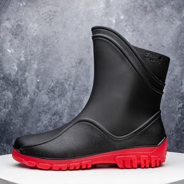 Men's Fashion Non-slip Waterproof Wear-resistant Rain Boots - Image 10