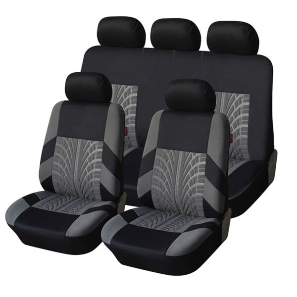 5 Seats Car Seat Covers, Breathable Polyester Split Automotive Front Rear Seat Cushion Covers, Vehicle Seat Protectors Universal For Cars, Trucks, SUV - Image 5
