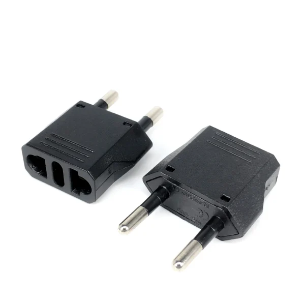 EU Euro KR Plug Adapter US to EU Plug Adapter Travel KR EU Adapter - Image 2
