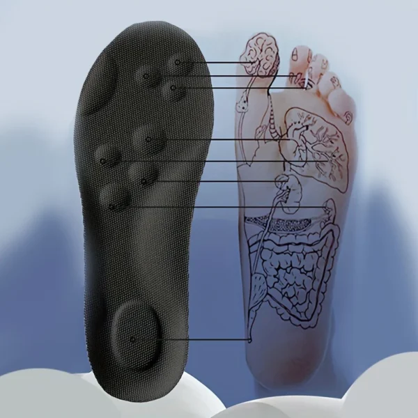 High Elasticity Latex Sport Insoles Soft Shoe Pads Arch - Image 3
