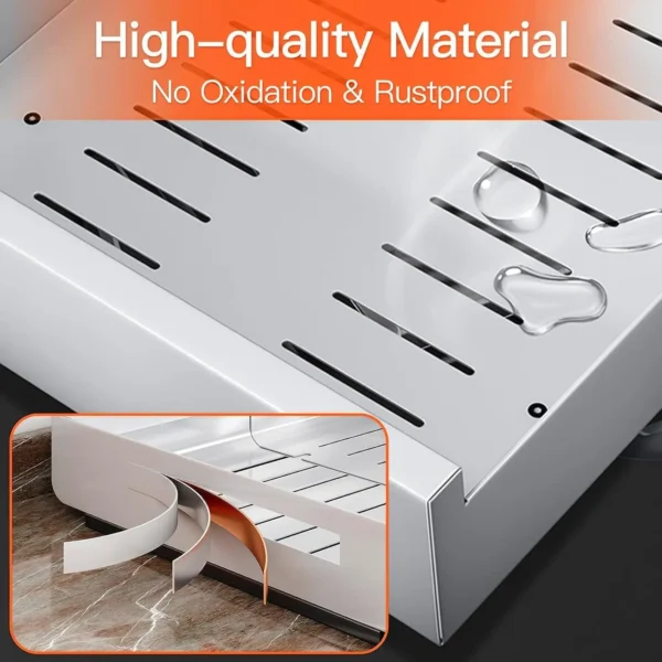 Expandable Pull Out Cabinet Organizer Metal Stick Slide Out  Drawers Storage Kitchen Adjustable Sliding Roll Out Cabinet Shelves - Image 4