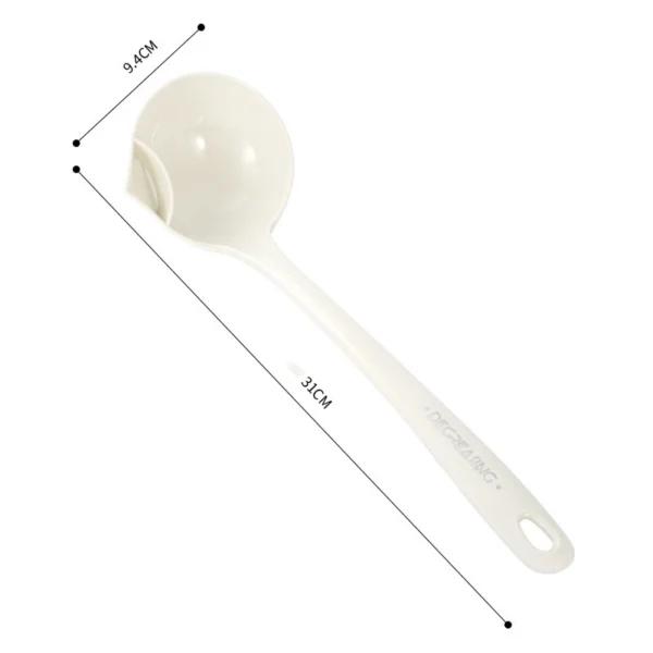 Long Handle Kitchen Filter Spoon Colander Oil Soup Separator Tablespoons creative Tableware Hot Pot Skimmer Scoop with Holes - Image 10