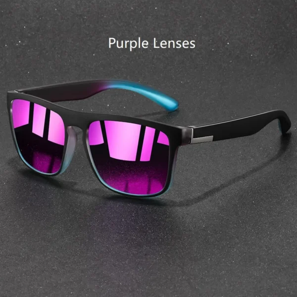 Fashion Vintage Square Sports Sunglasses Men Women Fishing Driving For Man Brand Designer Sun Glasses Anti-Glare UV400 Eyewear - Image 7