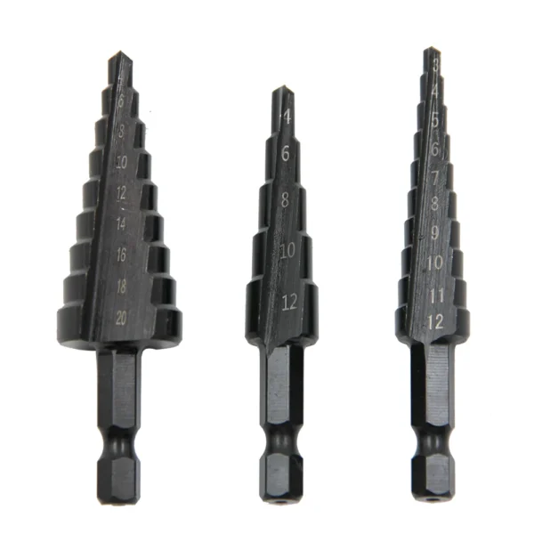 Hexagonal shank straight groove black step drill - Image 8