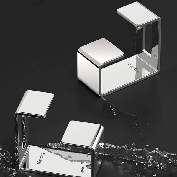 Stainless Steel Bathroom Basin Hook Wall Hangers Hooks - Image 4