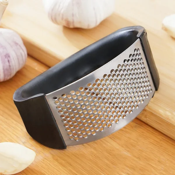 Stainless Steel Garlic Press Crusher Manual Garlic Mincer Chopping Garlic Tool Fruit Vegetable Tools Kitchen Accessories Gadget - Image 4