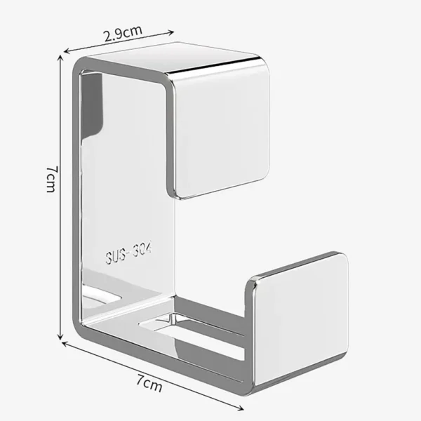 Stainless Steel Bathroom Basin Hook Wall Hangers Hooks - Image 5