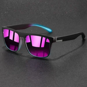Fashion Vintage Square Sports Sunglasses Men Women Fishing Driving For Man Brand Designer Sun Glasses Anti-Glare UV400 Eyewear