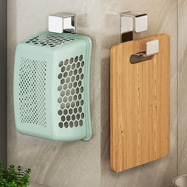 Stainless Steel Bathroom Basin Hook Wall Hangers Hooks - Image 3