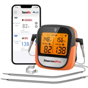 Bluetooth Wireless 135M Dual Probes Backlight Digital Meat Thermometer