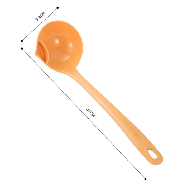 Long Handle Kitchen Filter Spoon Colander Oil Soup Separator Tablespoons creative Tableware Hot Pot Skimmer Scoop with Holes - Image 9