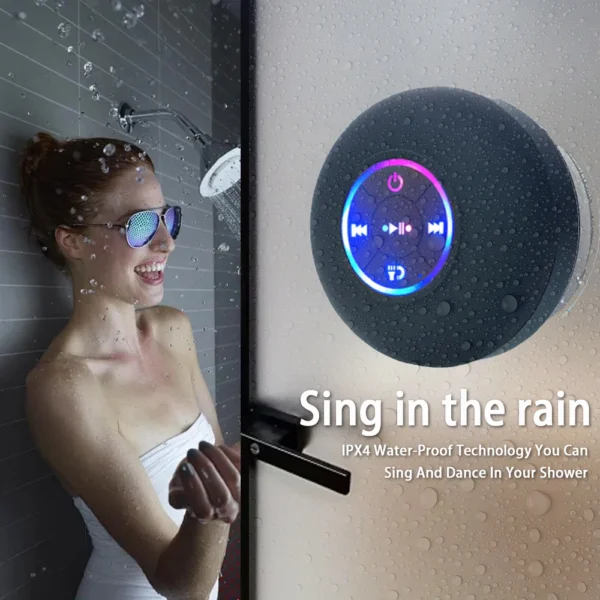 Portable Wireless Bluetooth Speaker IPX4 Waterproof Loudspeaker