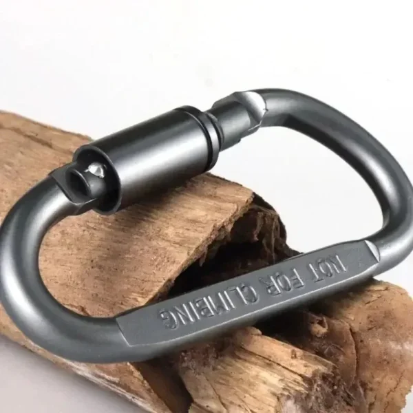 6pcs Carabiner Set For Key Camping Survival EDC Outdoor Keychain - Image 2