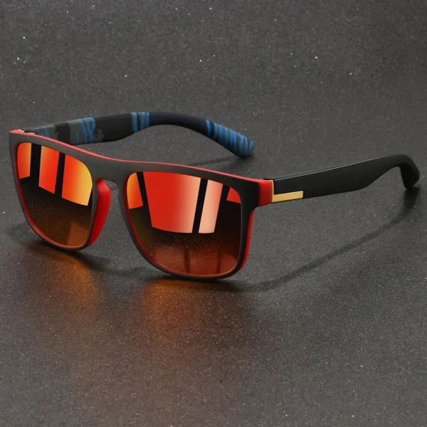 Fashion Vintage Square Sports Sunglasses Men Women Fishing Driving For Man Brand Designer Sun Glasses Anti-Glare UV400 Eyewear - Image 5