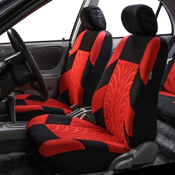 5 Seats Car Seat Covers, Breathable Polyester Split Automotive Front Rear Seat Cushion Covers, Vehicle Seat Protectors Universal For Cars, Trucks, SUV - Image 13