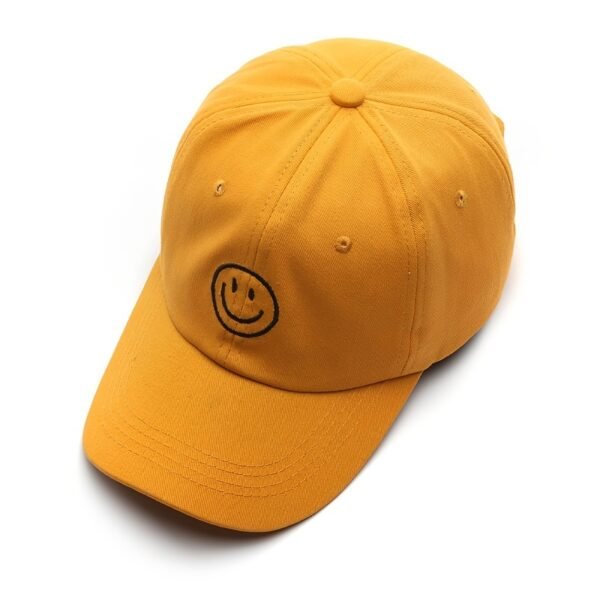 1pc Mens Classic Smile Face Baseball Cap - Soft Cotton, Lightweight, Adjustable, Sunscreen, Embroidered Lettering, Ideal Gift for Daily Casual Wear - Image 8
