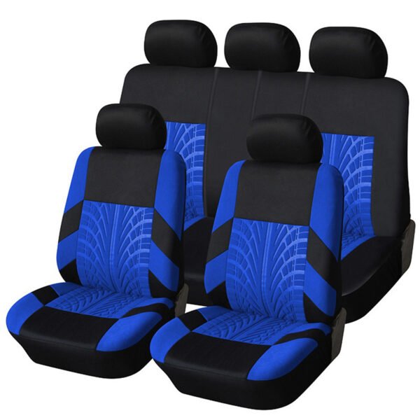 5 Seats Car Seat Covers, Breathable Polyester Split Automotive Front Rear Seat Cushion Covers, Vehicle Seat Protectors Universal For Cars, Trucks, SUV - Image 11