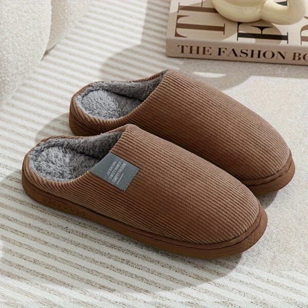 Women's Thick Bottom Home Slippers, Household Plush Slippers, Anti-slip Thermal Slippers - Image 15