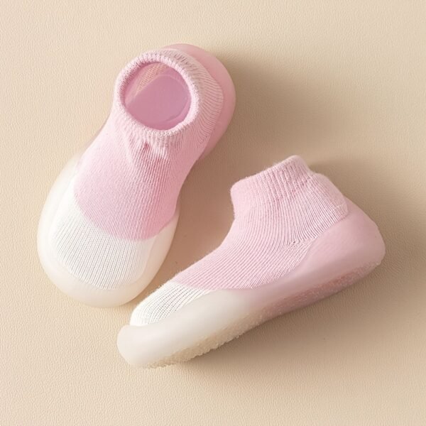 Adorable Soft Grip Baby Girls First Steps Socks - Non-Slip, Anti-Skid Crawling Socks for Toddler Learners - Machine Washable, Skin-friendly, Stretchy Fit for Comfort - Image 5