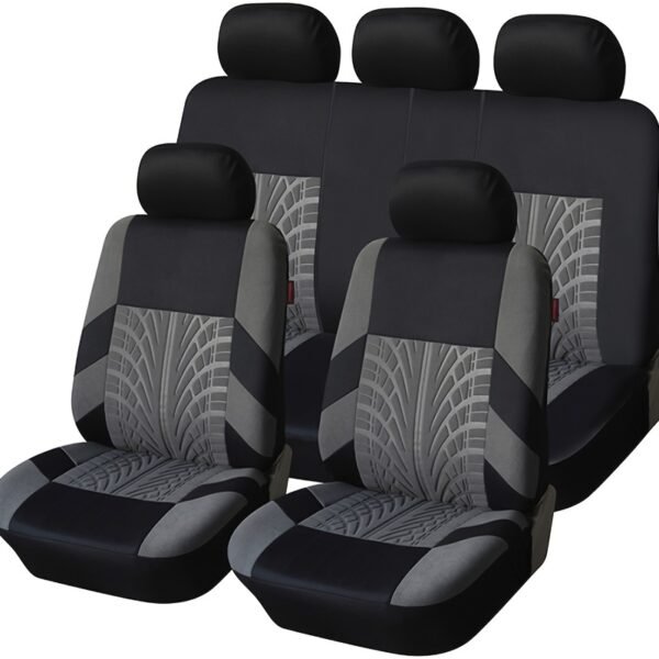 5 Seats Car Seat Covers, Breathable Polyester Split Automotive Front Rear Seat Cushion Covers, Vehicle Seat Protectors Universal For Cars, Trucks, SUV - Image 2