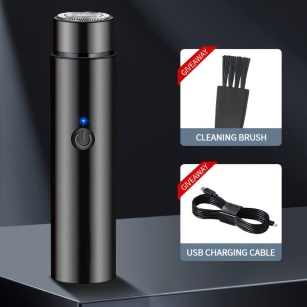 Mini Portable Electric Shaver, Self-Assistant Razor, Cordless Rechargeable, For Eyebrows, Upper And Lower Lips, Cheeks, Chin And Neck - Image 3