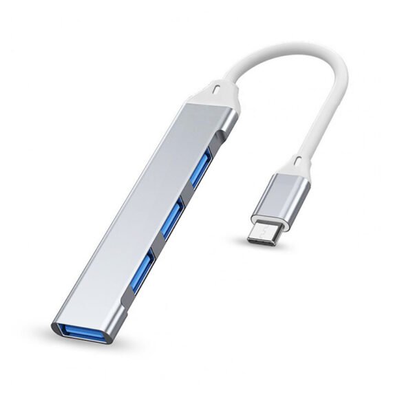 Boost Your Productivity with this 4-in-1 USB C Hub - Compatible with MacBook, Mac Pro, Mac Mini, IMac, Surface Pro, XPS, PC, Flash Drive, Mobile Hard Drive - Image 3